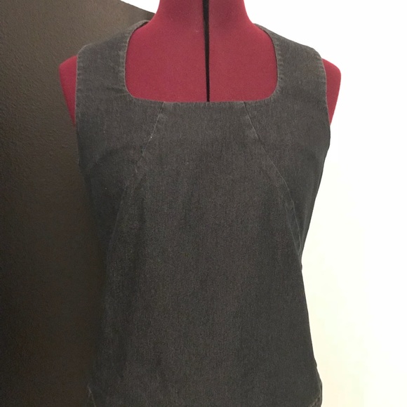 Halogen Tops - Halogen denim corset style tank